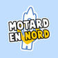 Sticker "Motard en Nord"